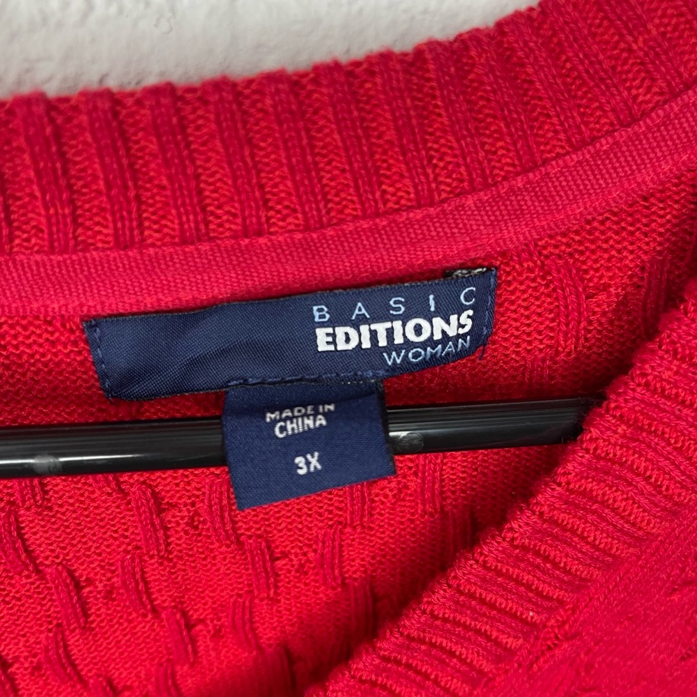 basic editions sweater 3X - Picture 13 of 15